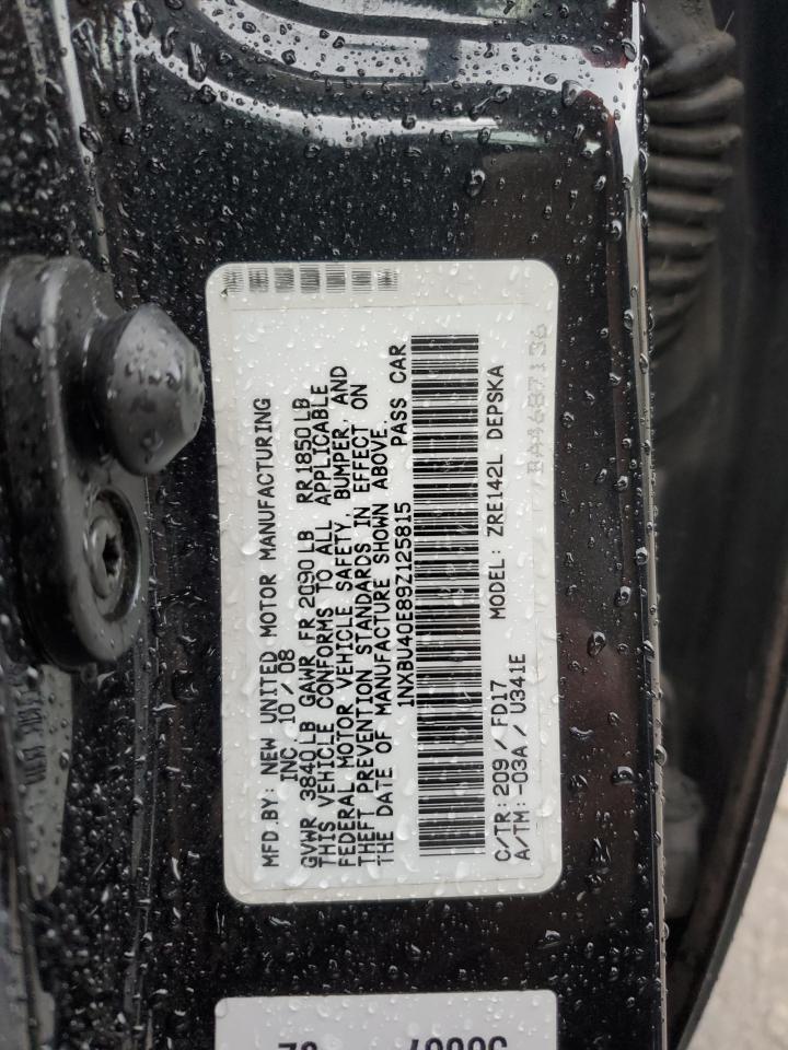 1NXBU40E89Z125815 2009 Toyota Corolla Base