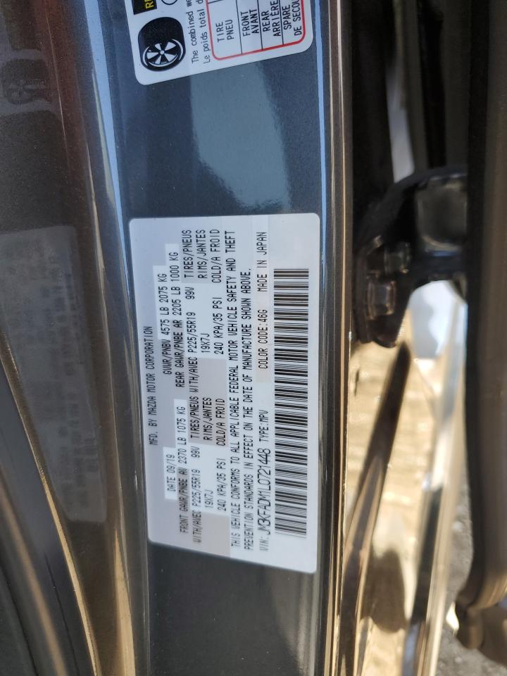 2020 Mazda Cx-5 Grand Touring VIN: JM3KFADM1L0721448 Lot: 68879734