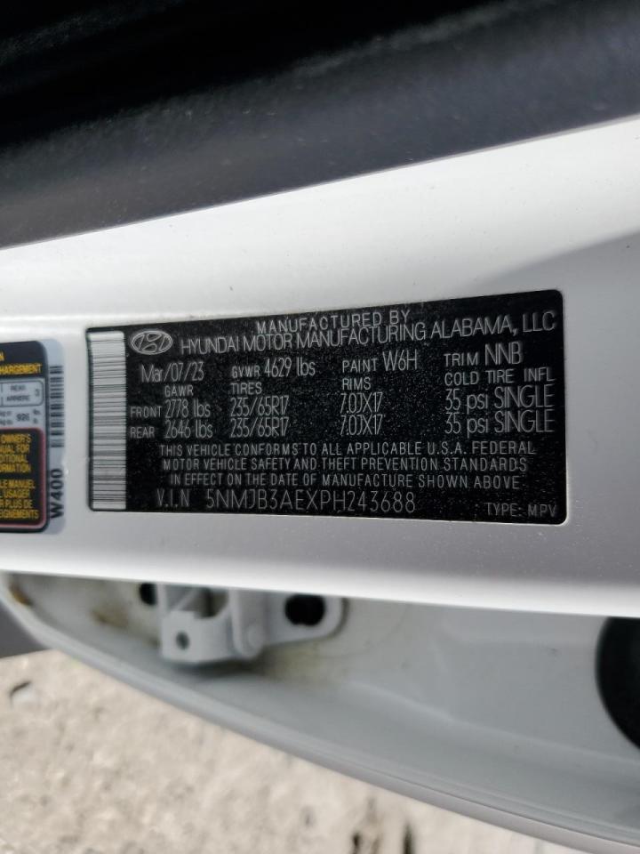 5NMJB3AEXPH243688 2023 HYUNDAI TUCSON - Image 13