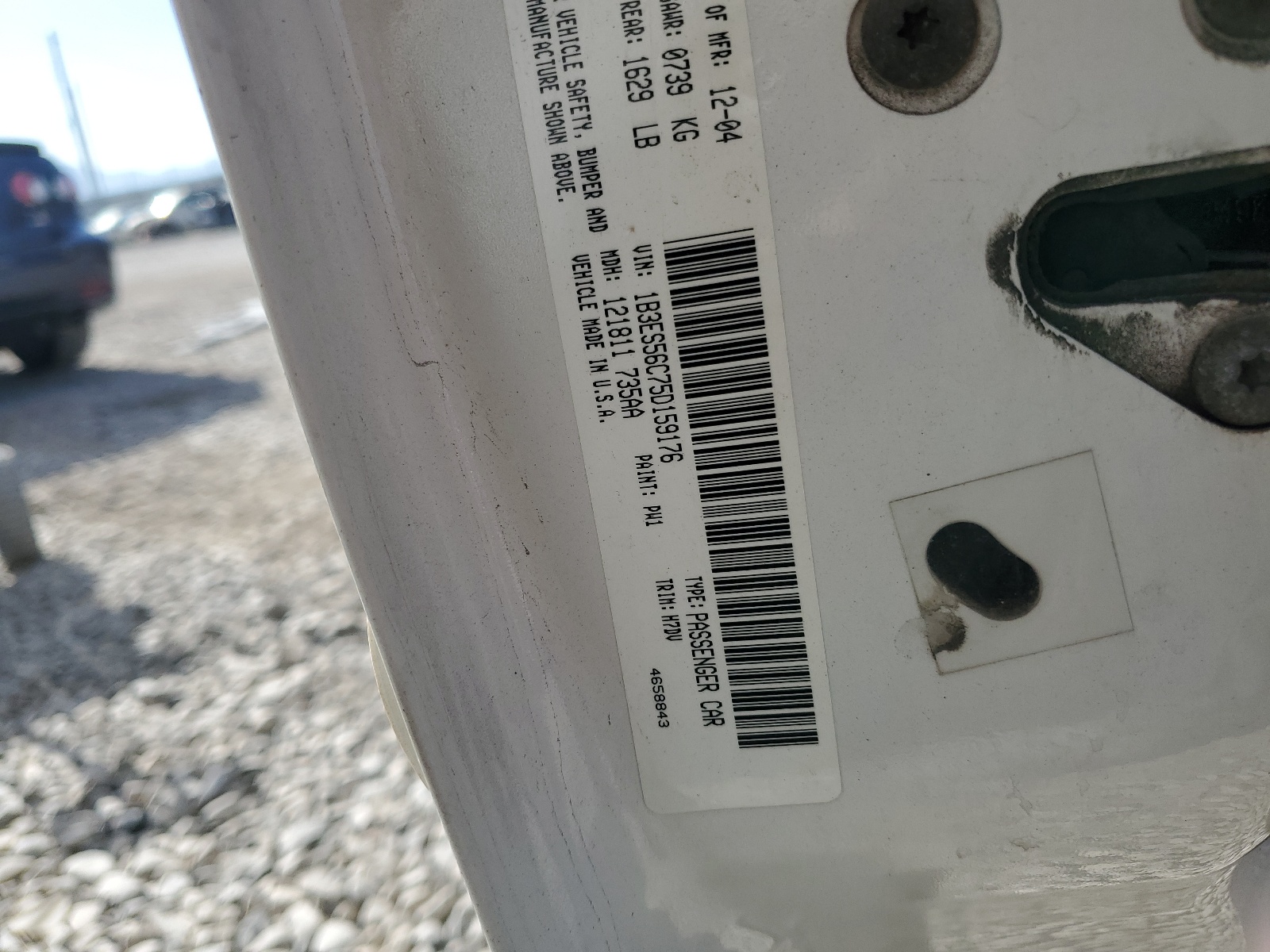 1B3ES56C75D159176 2005 Dodge Neon Sxt