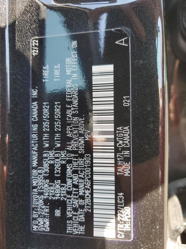 2023 Lexus Rx 500H F Sport VIN: 2T2BCMEA6PC001903 Lot: 69405424