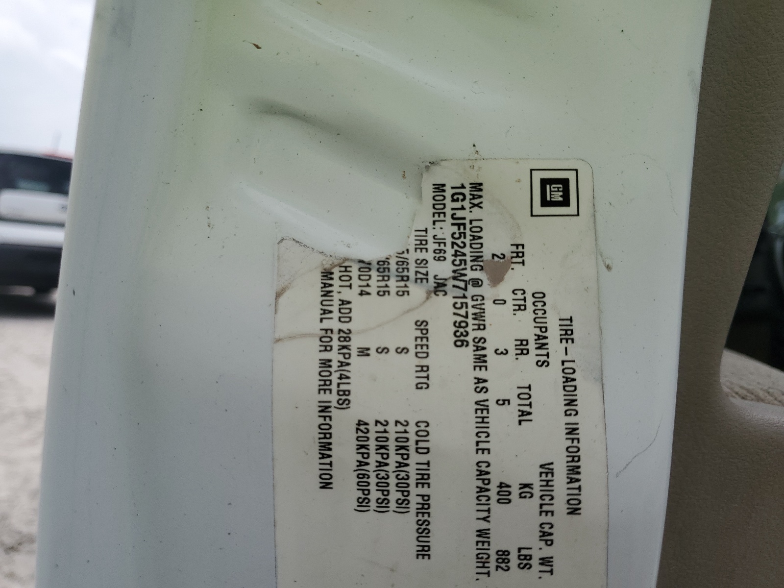 1G1JF5245W7157936 1998 Chevrolet Cavalier Ls