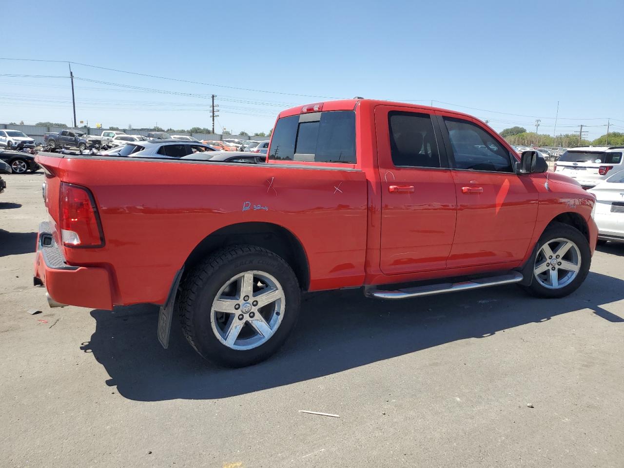 2012 Dodge Ram 1500 Sport red null gas 1C6RD7HT9CS300235 photo #4