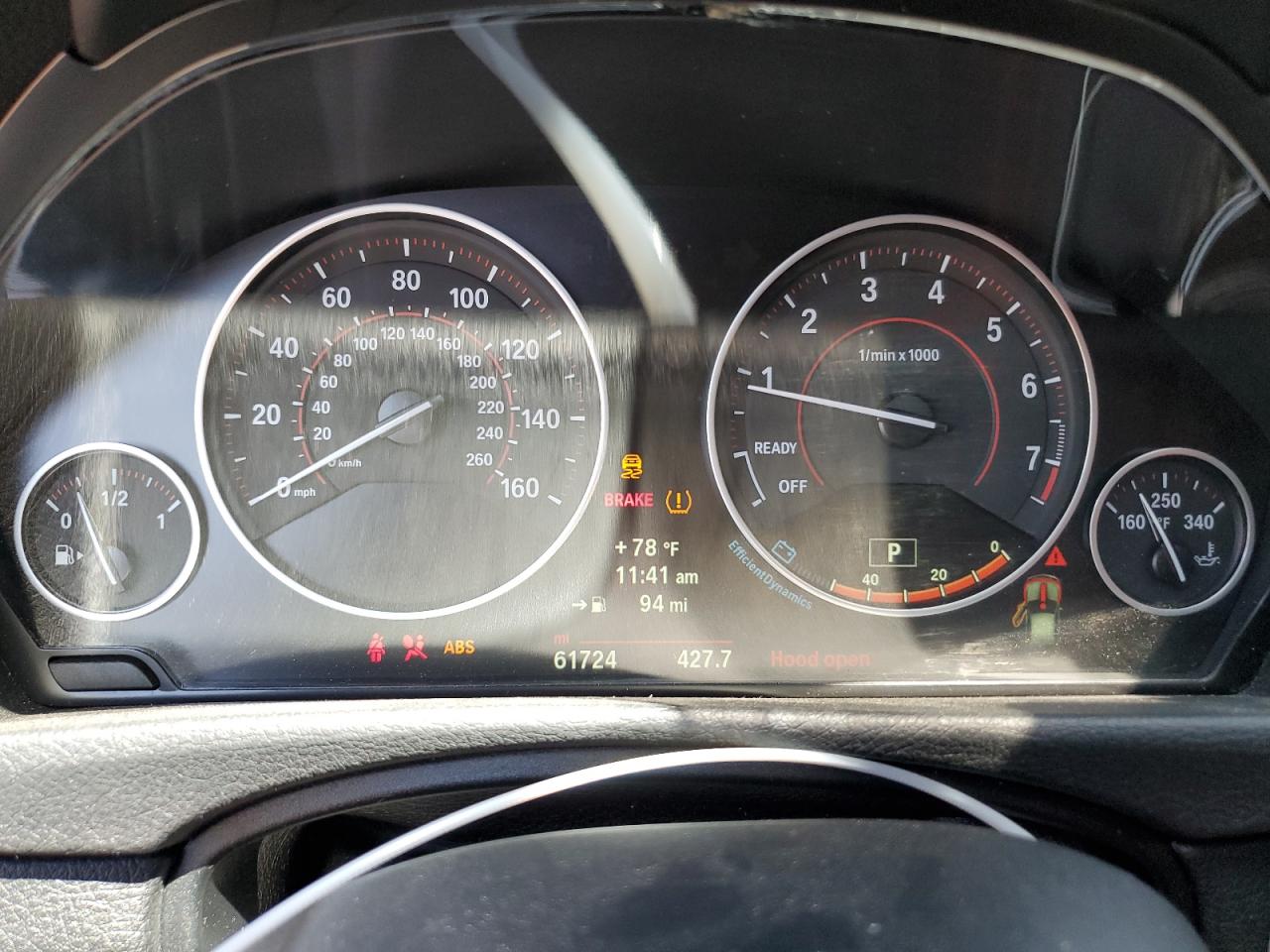 2014 BMW 335 Xi VIN: WBA3B9G59ENR92448 Lot: 67789264