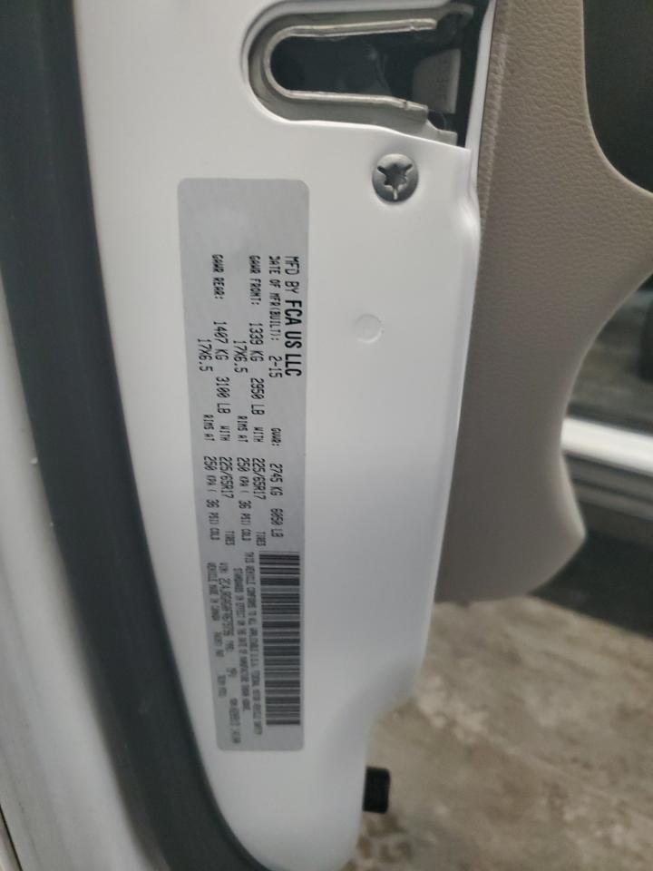 2015 Ram Tradesman VIN: 2C4JRGAG0FR679796 Lot: 65411684