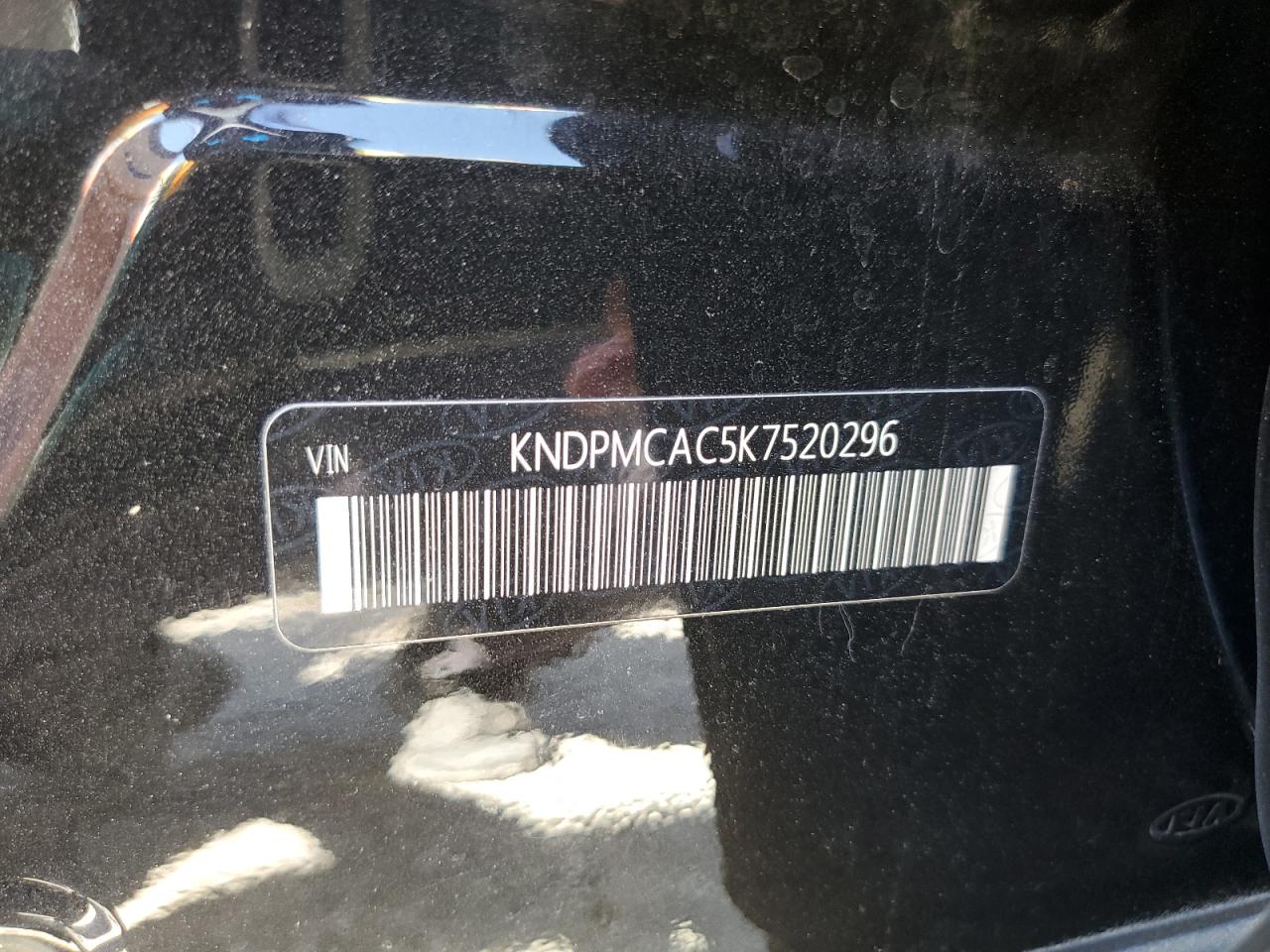 KNDPMCAC5K7520296 2019 Kia Sportage Lx