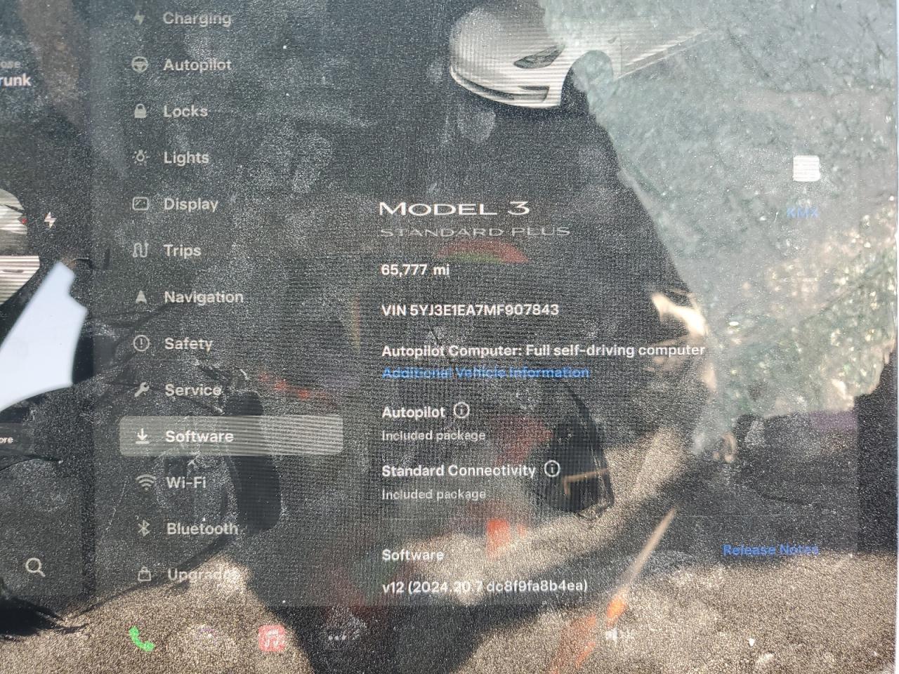 2021 Tesla Model 3 VIN: 5YJ3E1EA7MF907843 Lot: 66987864