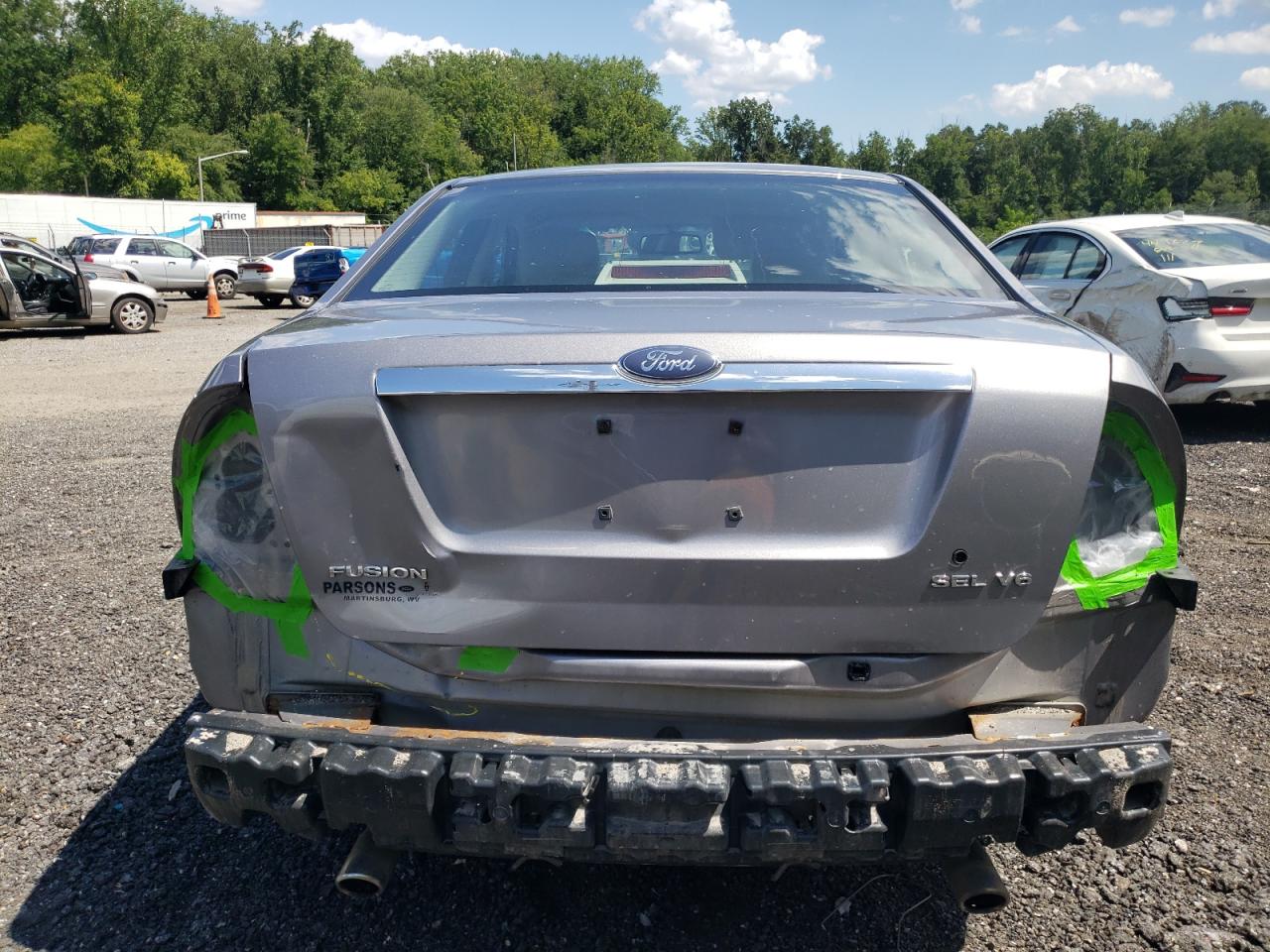 2006 Ford Fusion Sel VIN: 3FAHP08186R120879 Lot: 67110164