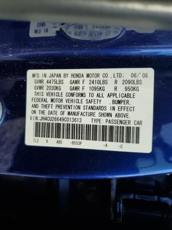 JH4CU26649C013613 2009 Acura Tsx