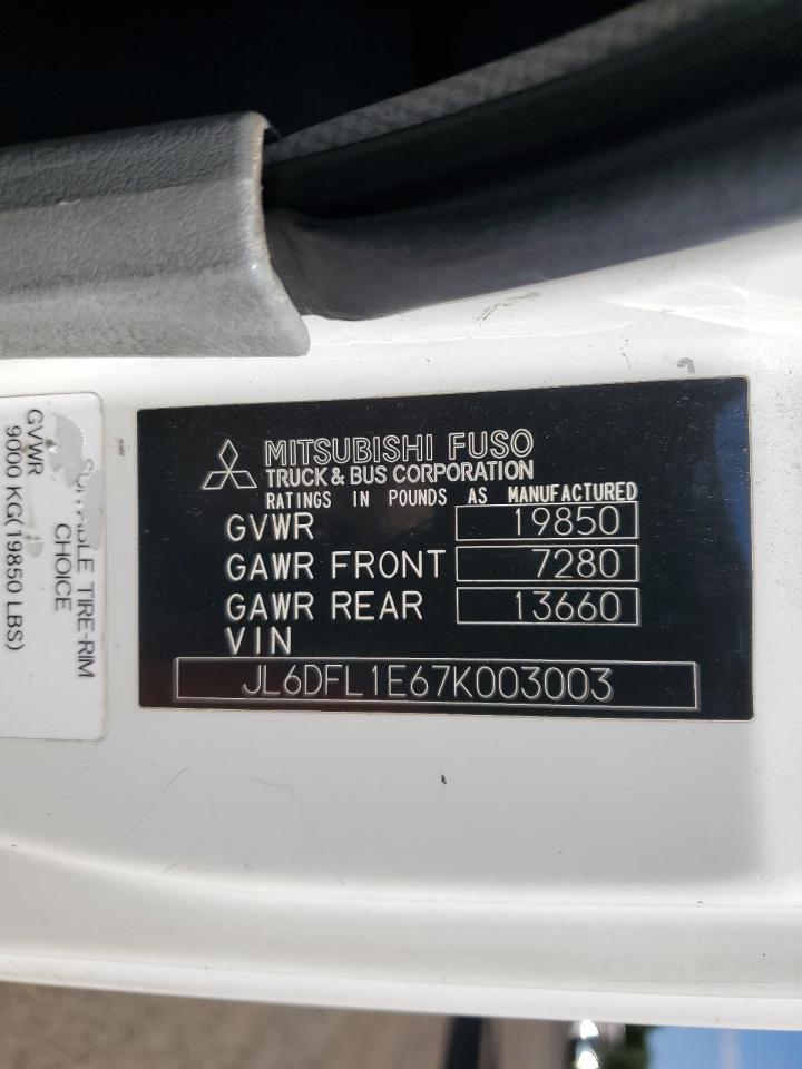 JL6DFL1E67K003003 2007 Mitsubishi Fuso Truck Of America Inc Fk 61F
