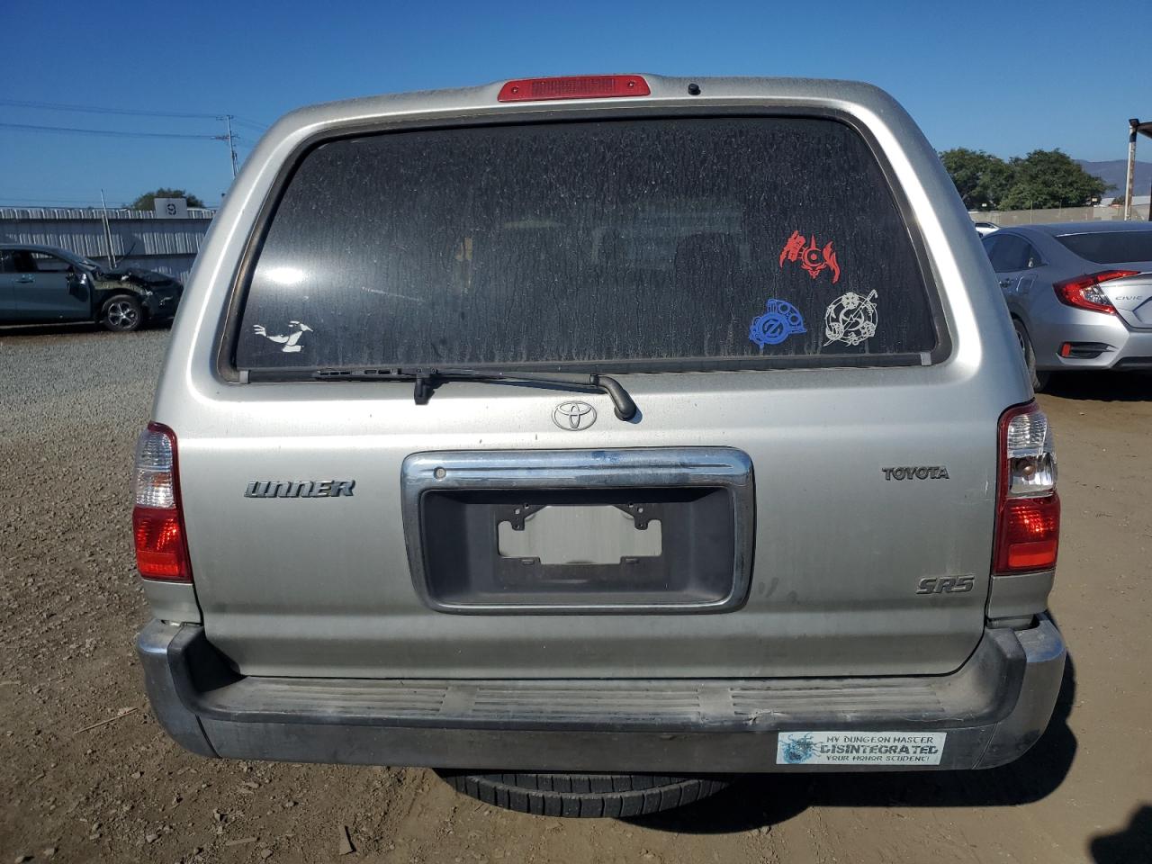 2002 Toyota 4Runner Sr5 VIN: JT3GN86R020224204 Lot: 67610564