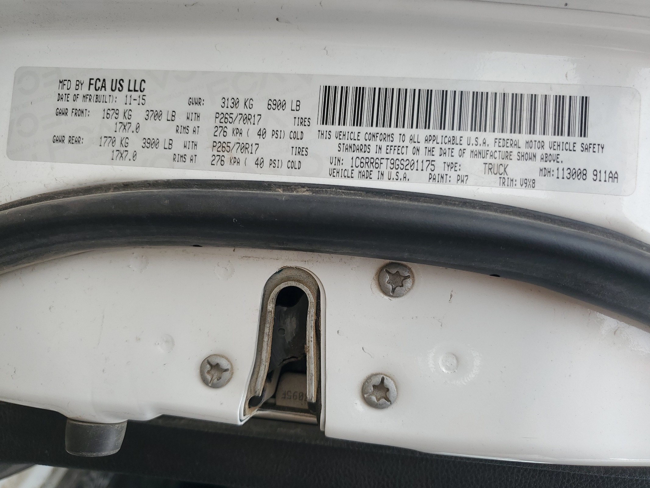 1C6RR6FT9GS201175 2016 Ram 1500 St