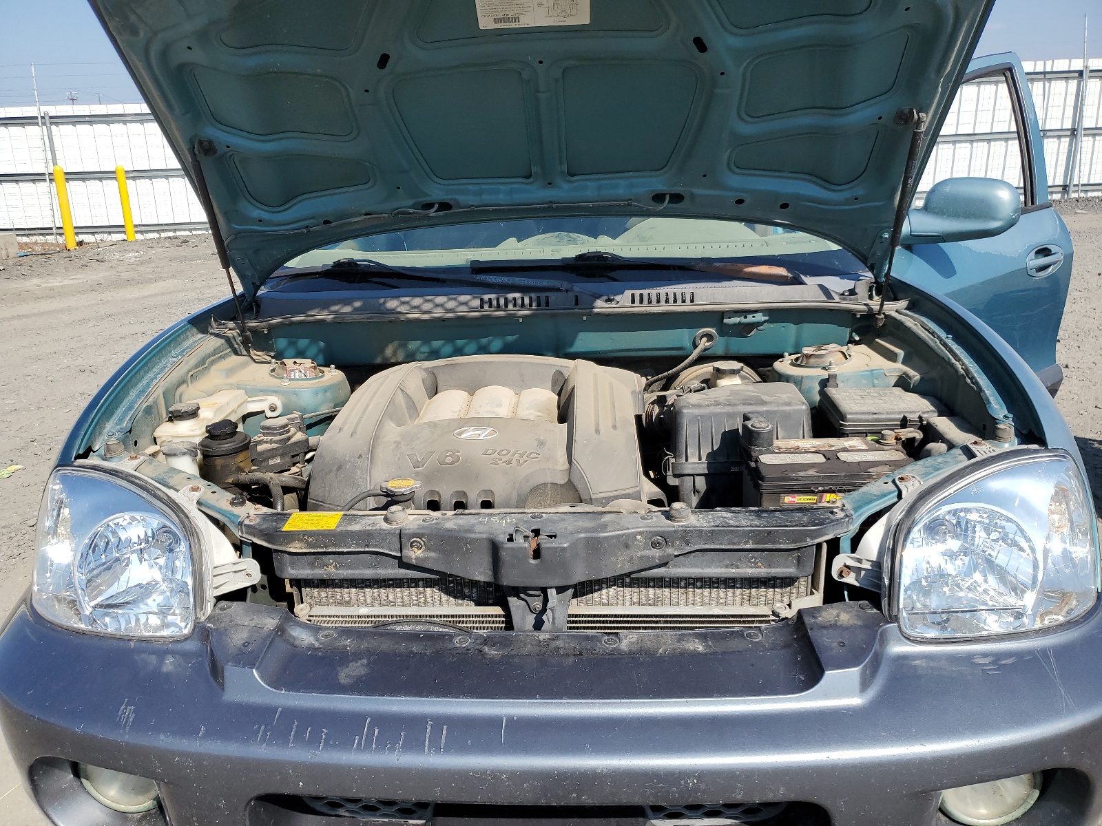 KM8SC73D73U427739 2003 Hyundai Santa Fe Gls