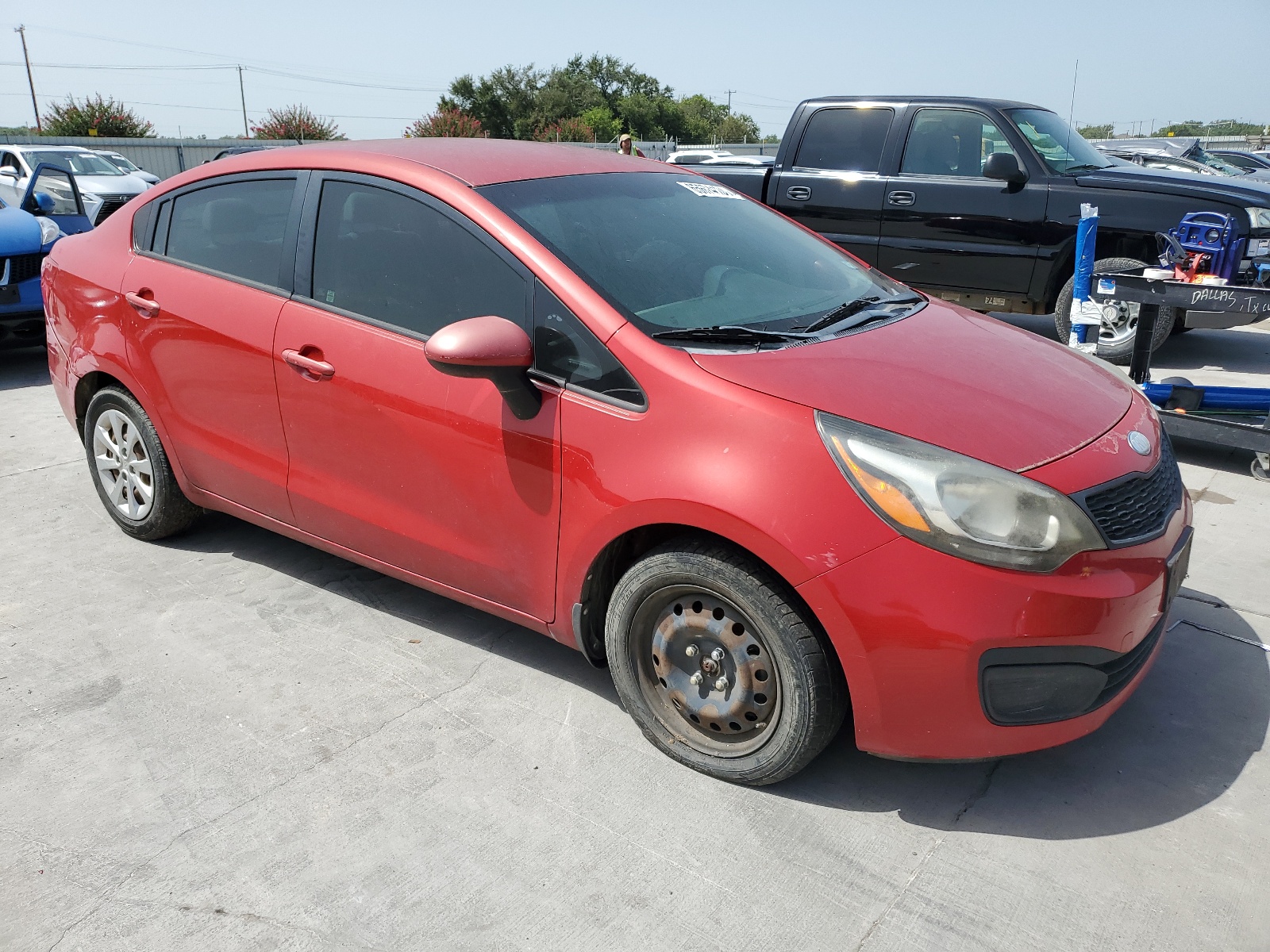 2013 Kia Rio Lx vin: KNADM4A39D6185574