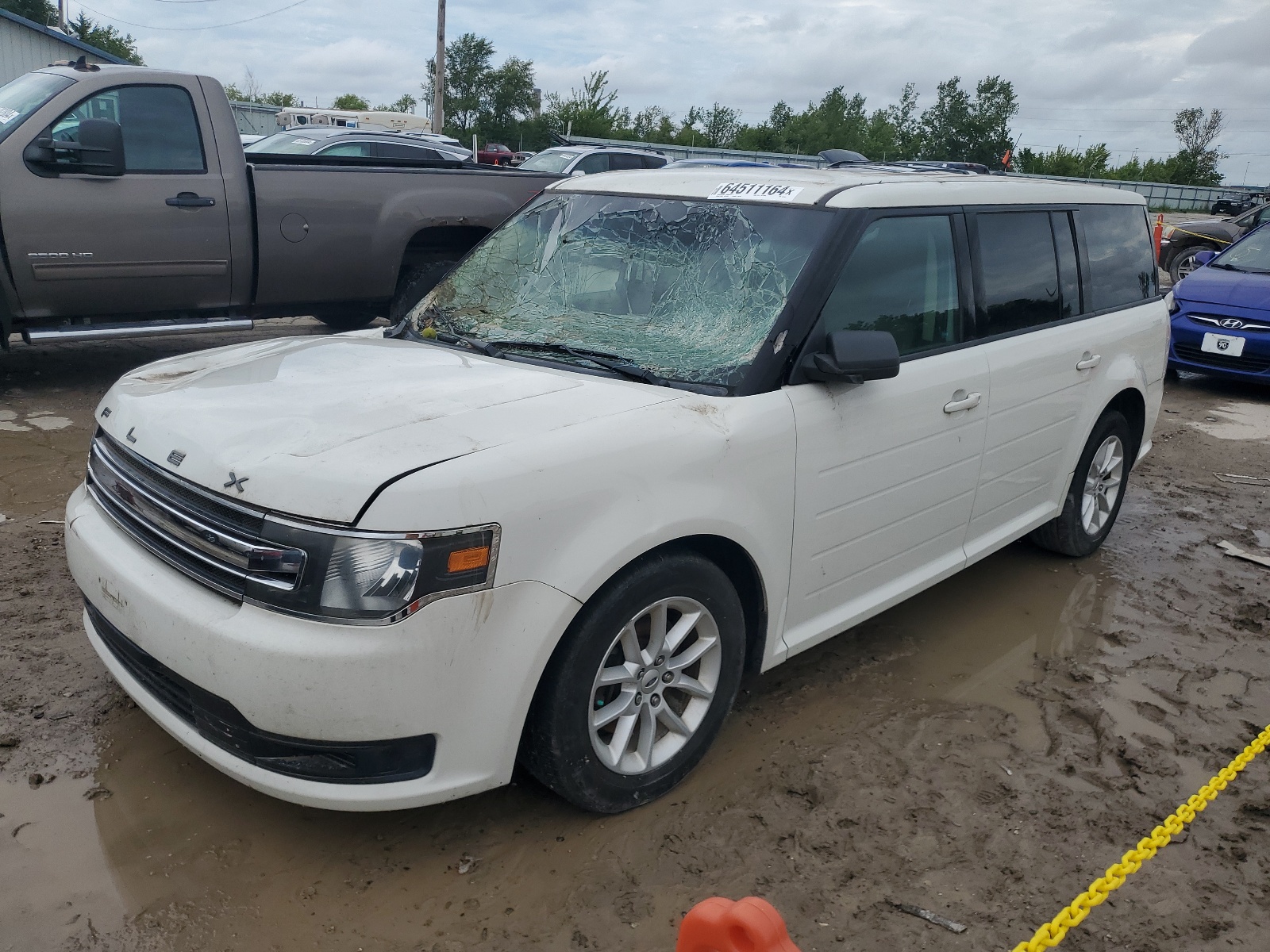 2014 Ford Flex Se vin: 2FMGK5B87EBD13931