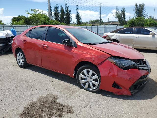  TOYOTA COROLLA 2019 Czerwony