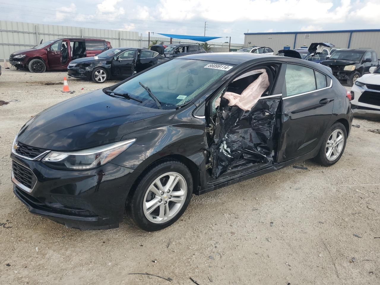 2017 Chevrolet Cruze Lt VIN: 3G1BE6SM5HS593784 Lot: 66899114