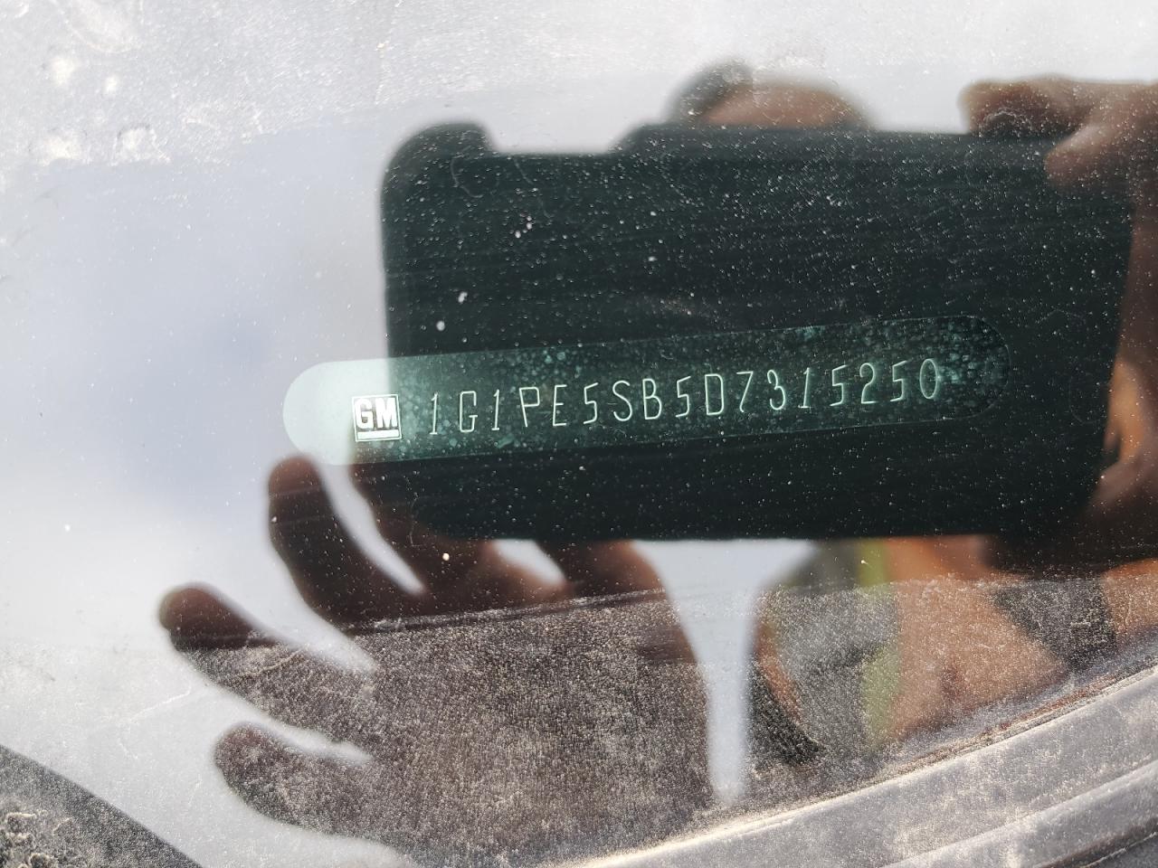 2013 Chevrolet Cruze Lt VIN: 1G1PE5SB5D7315250 Lot: 60907955