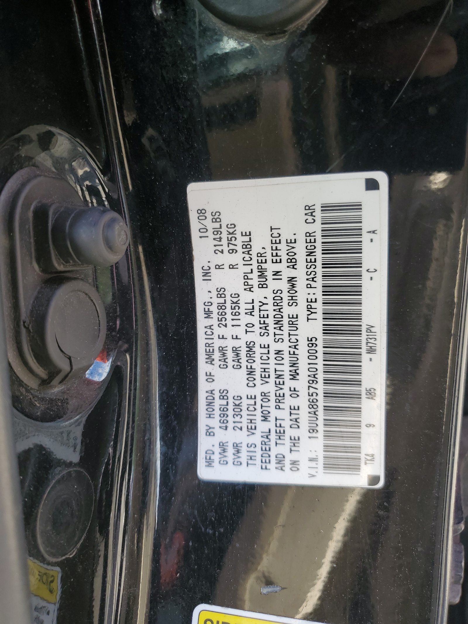 19UUA86579A010095 2009 Acura Tl