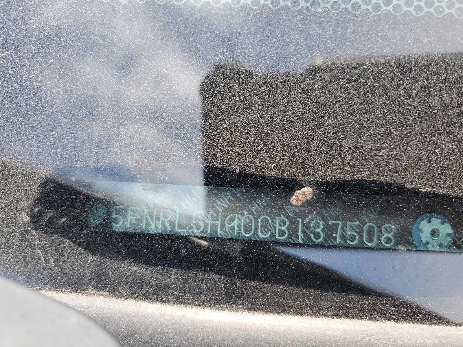 5FNRL5H90CB137508 2012 Honda Odyssey Touring