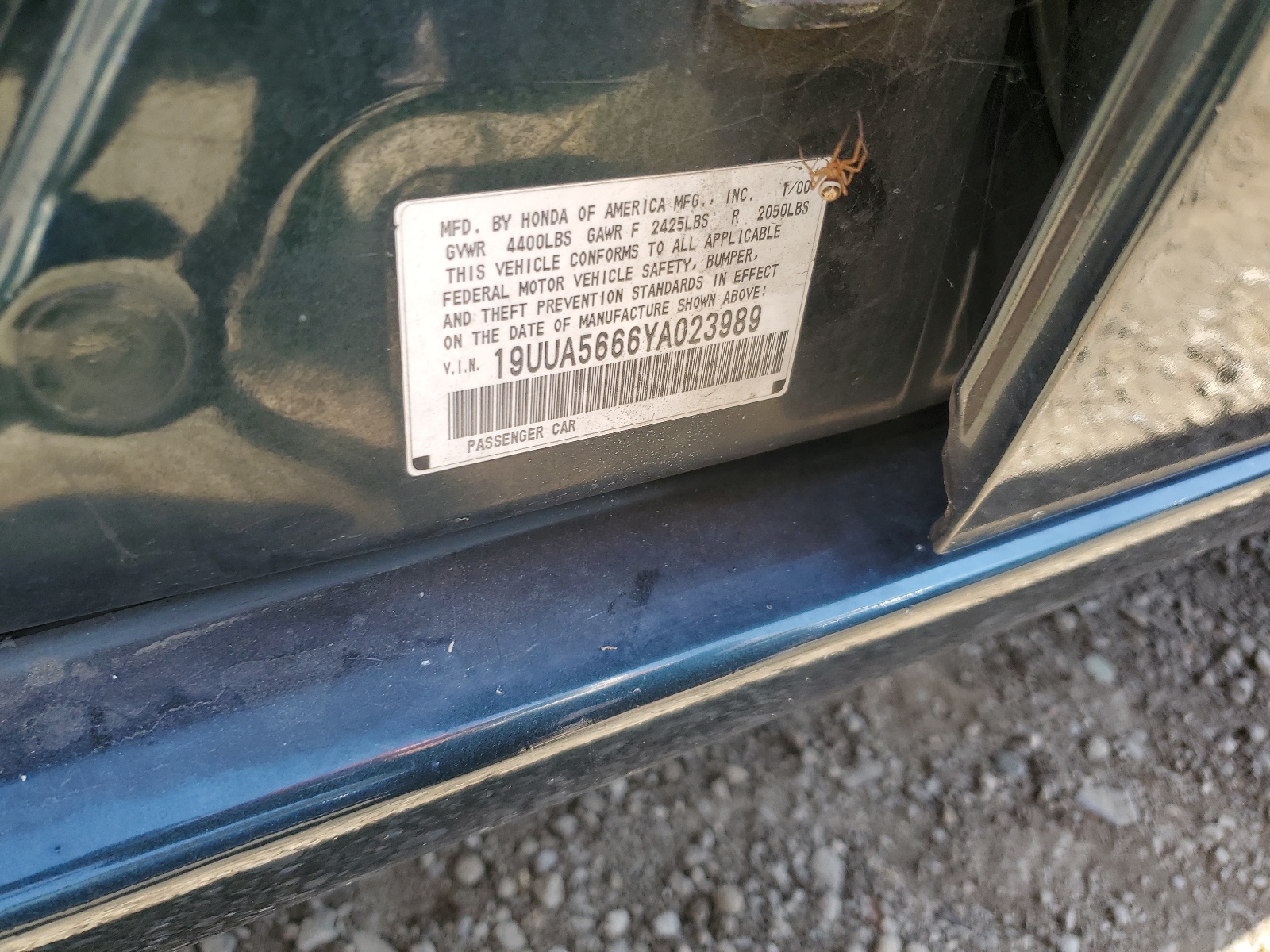 19UUA5666YA023989 2000 Acura 3.2Tl