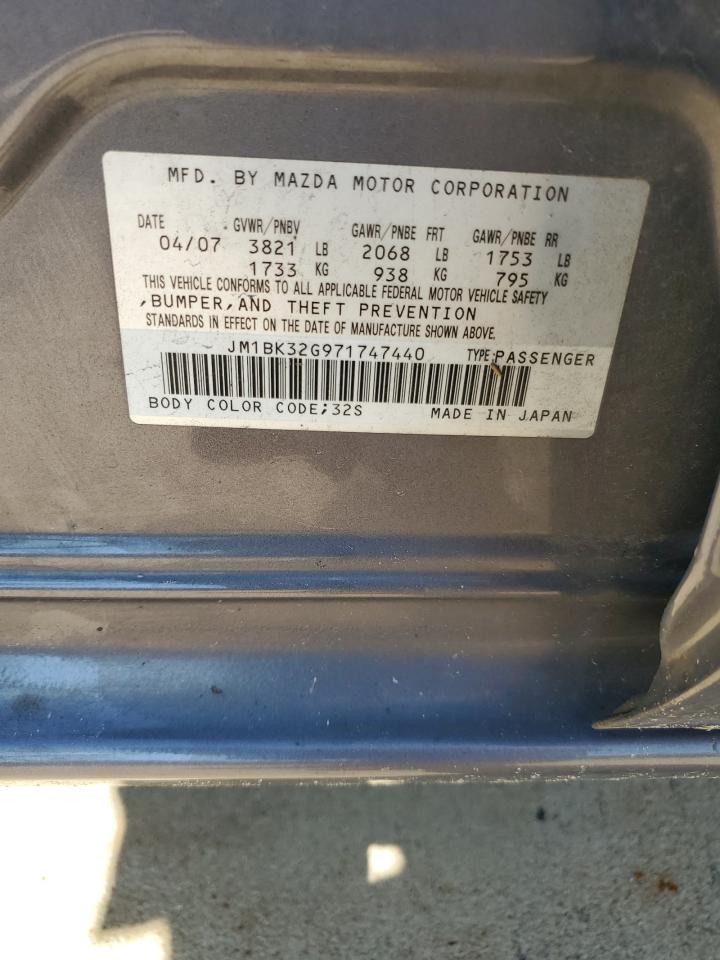 JM1BK32G971747440 2007 Mazda 3 I