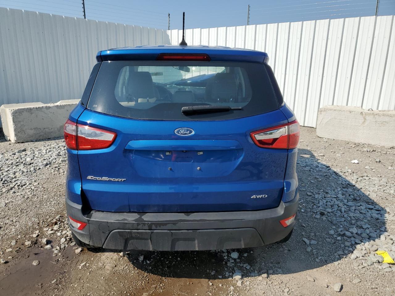 2019 Ford Ecosport S VIN: MAJ6S3FL3KC283766 Lot: 65869844