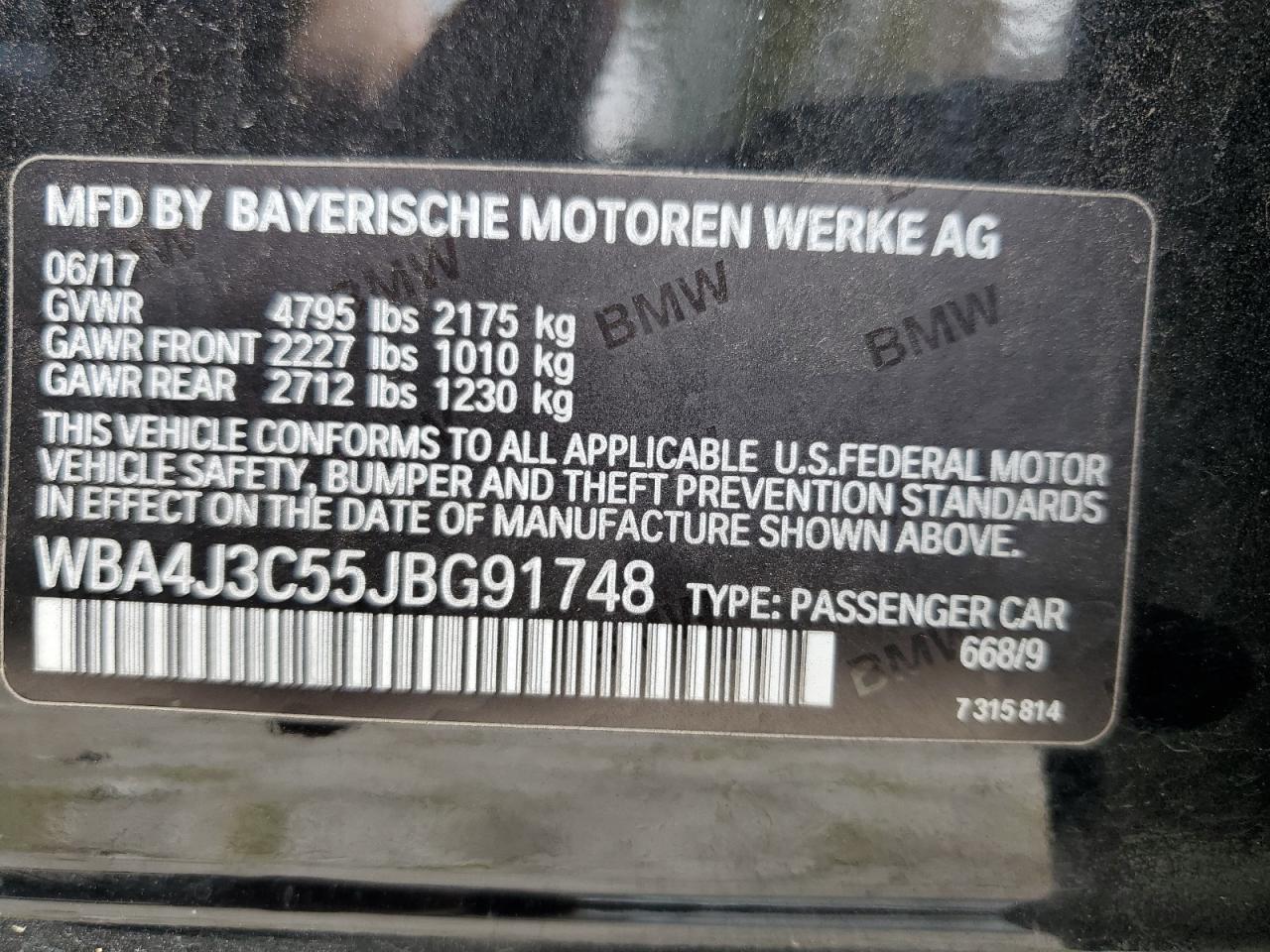 WBA4J3C55JBG91748 2018 BMW 4 SERIES - Image 12