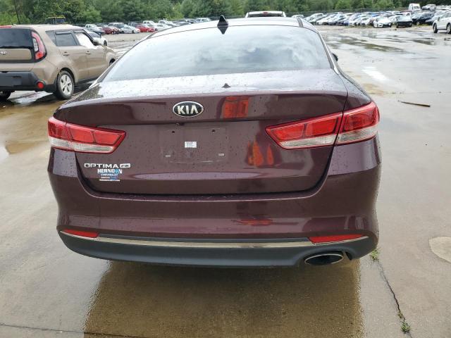 Sedans KIA OPTIMA 2016 Burgundy