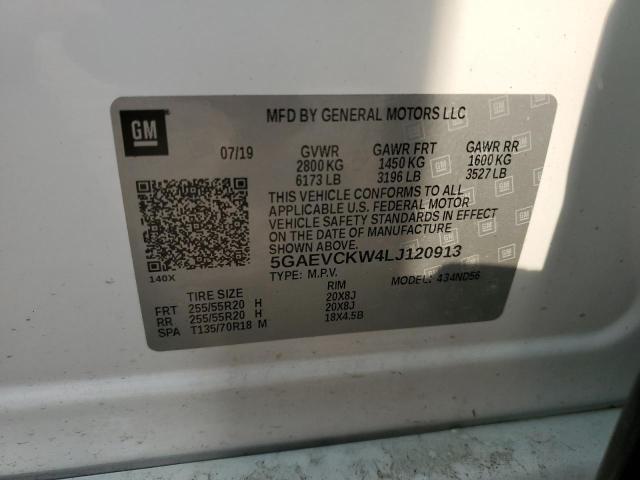 5GAEVCKW4LJ120913 Buick Enclave AV 13