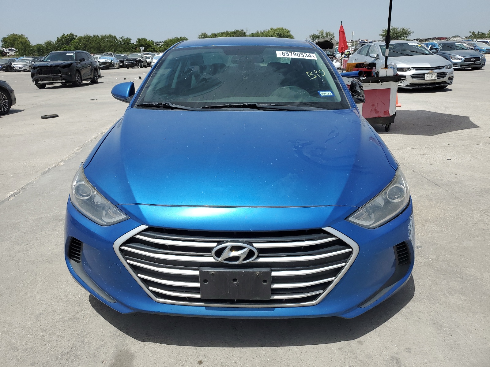 2018 Hyundai Elantra Sel vin: 5NPD84LF4JH358112