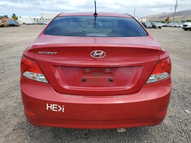  HYUNDAI ACCENT 2012 Red