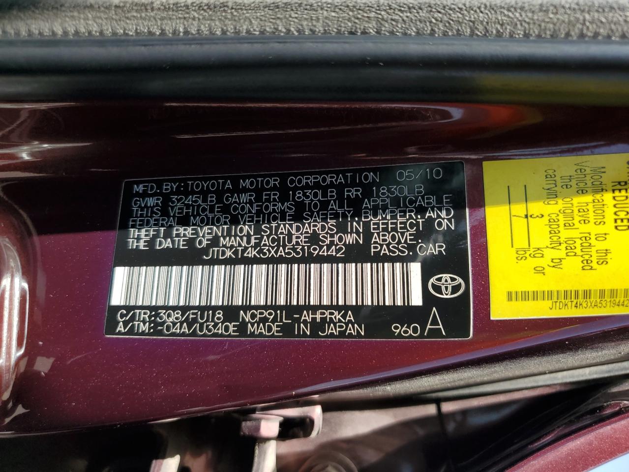 2010 Toyota Yaris - Image 12