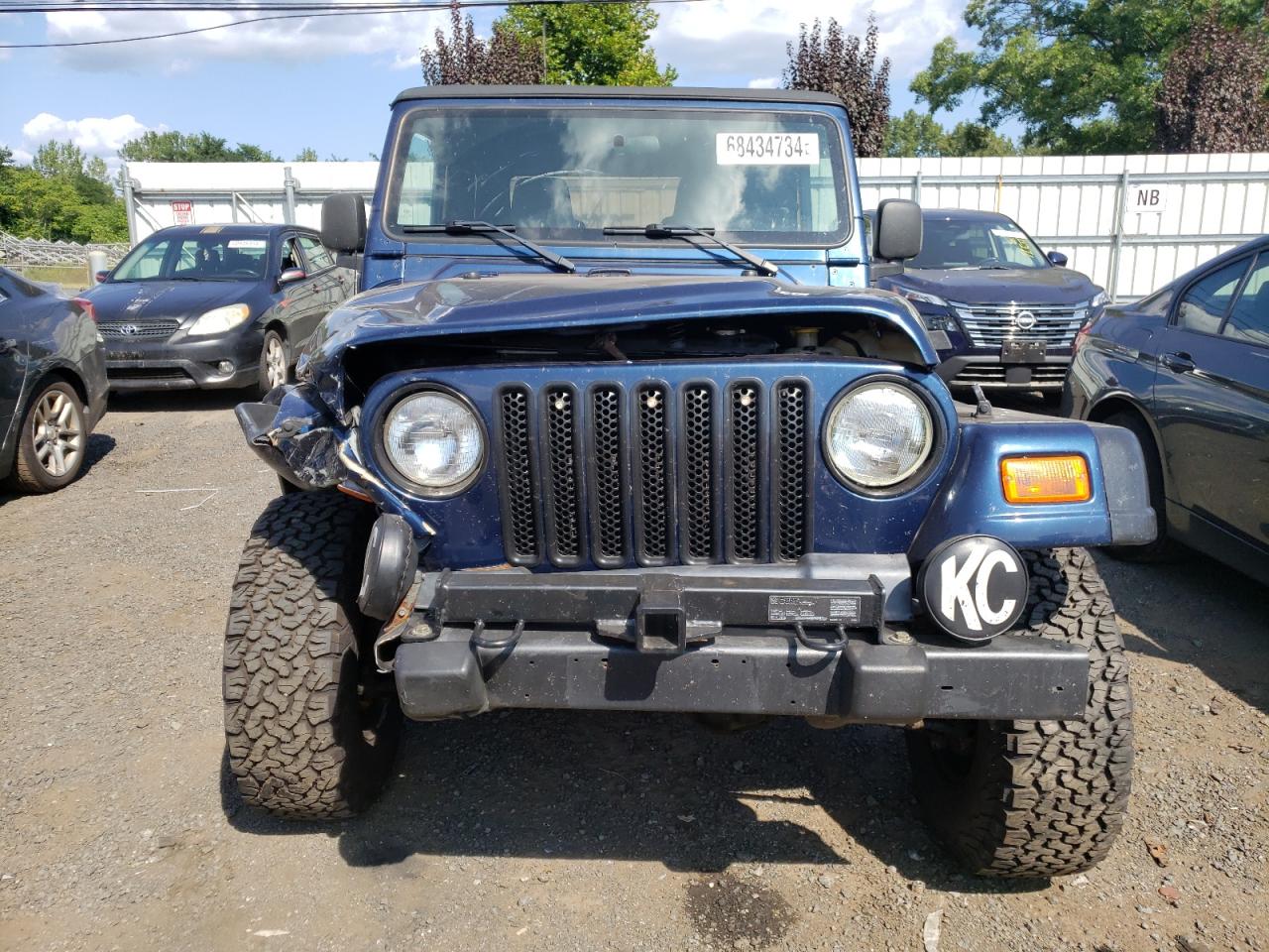 2003 Jeep Wrangler / Tj Rubicon VIN: 1J4FA69SX3P360297 Lot: 68434734