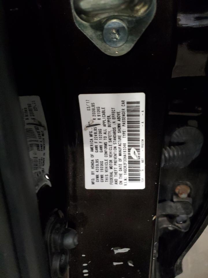 1HGCR2F30HA193046 HONDA ACCORD 2017