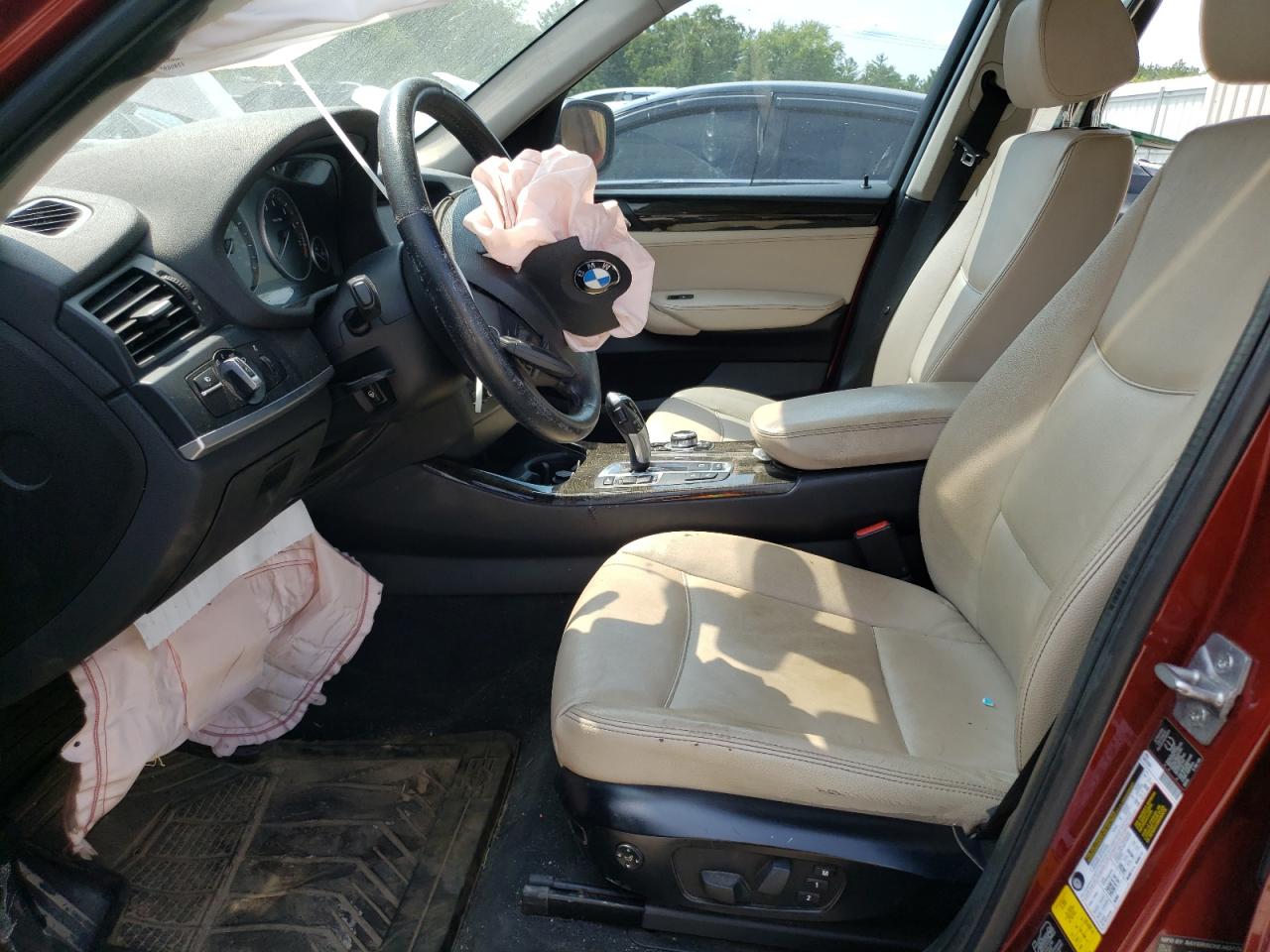 2013 BMW X3 xDrive28I VIN: 5UXWX9C53D0A10093 Lot: 66577034