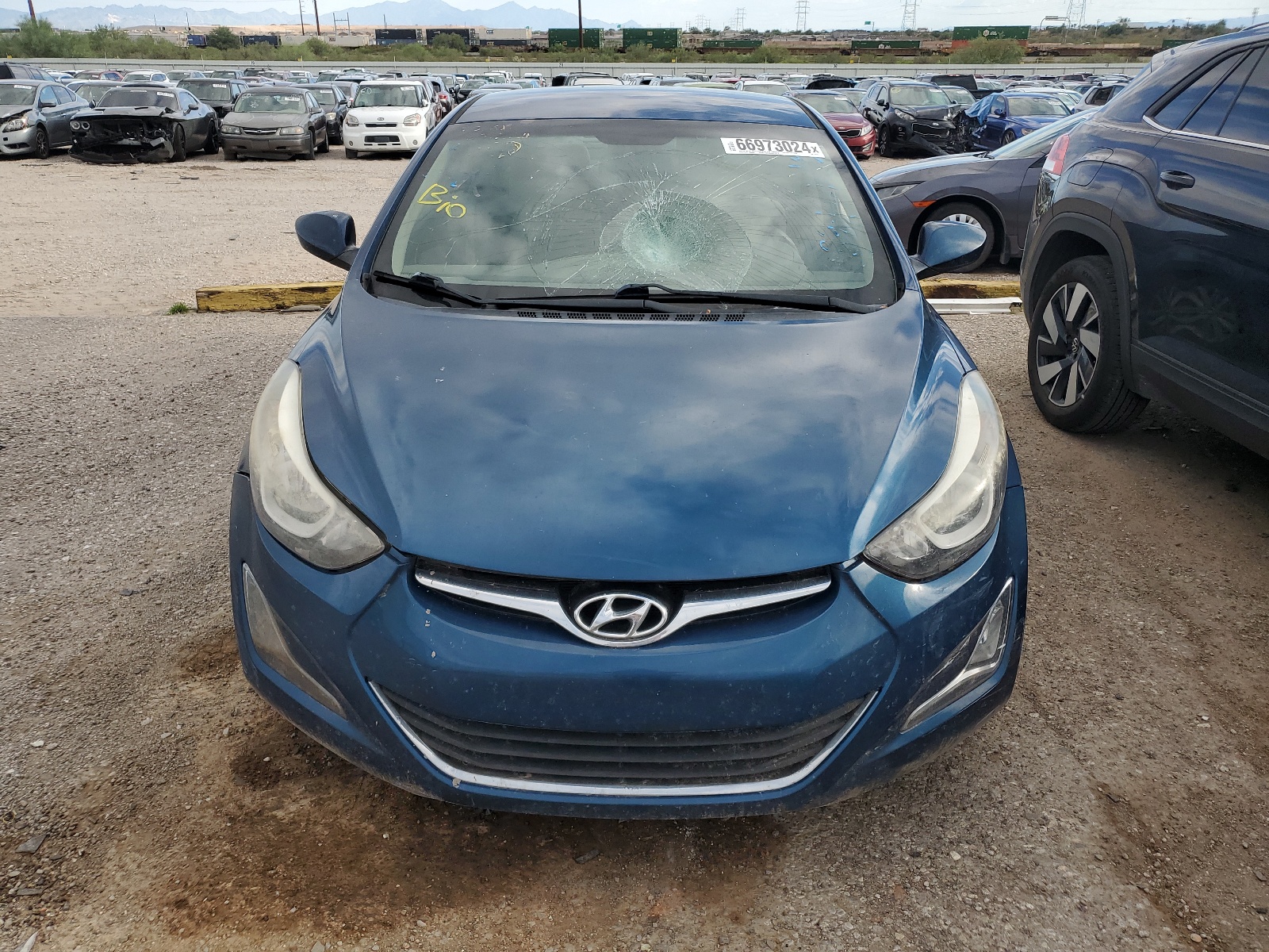 KMHDH4AE3EU187161 2014 Hyundai Elantra Se