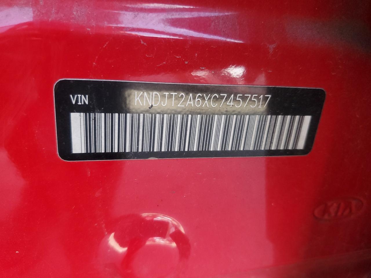 2012 Kia Soul + VIN: KNDJT2A6XC7457517 Lot: 68321404