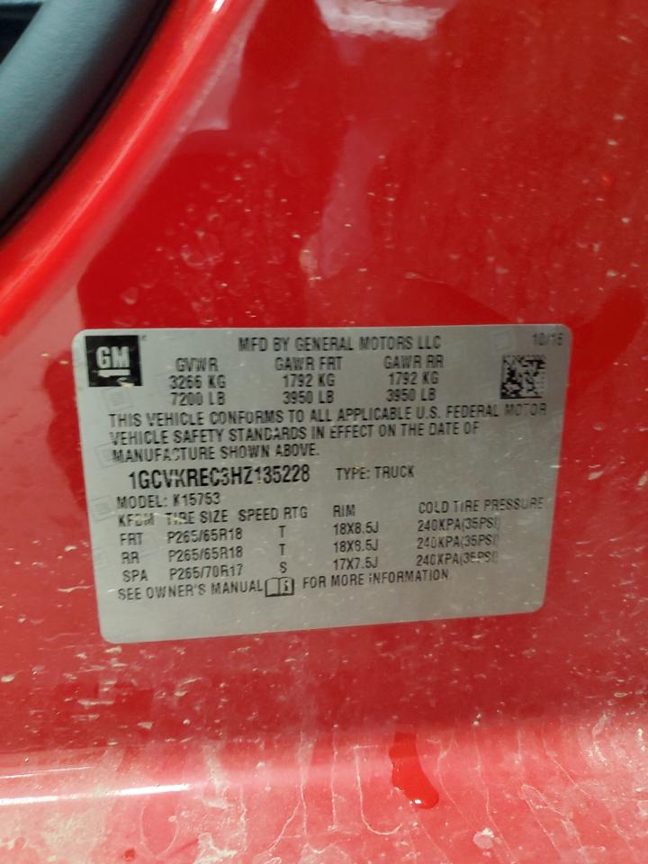 1GCVKREC3HZ135228 CHEVROLET ALL Models 2017
