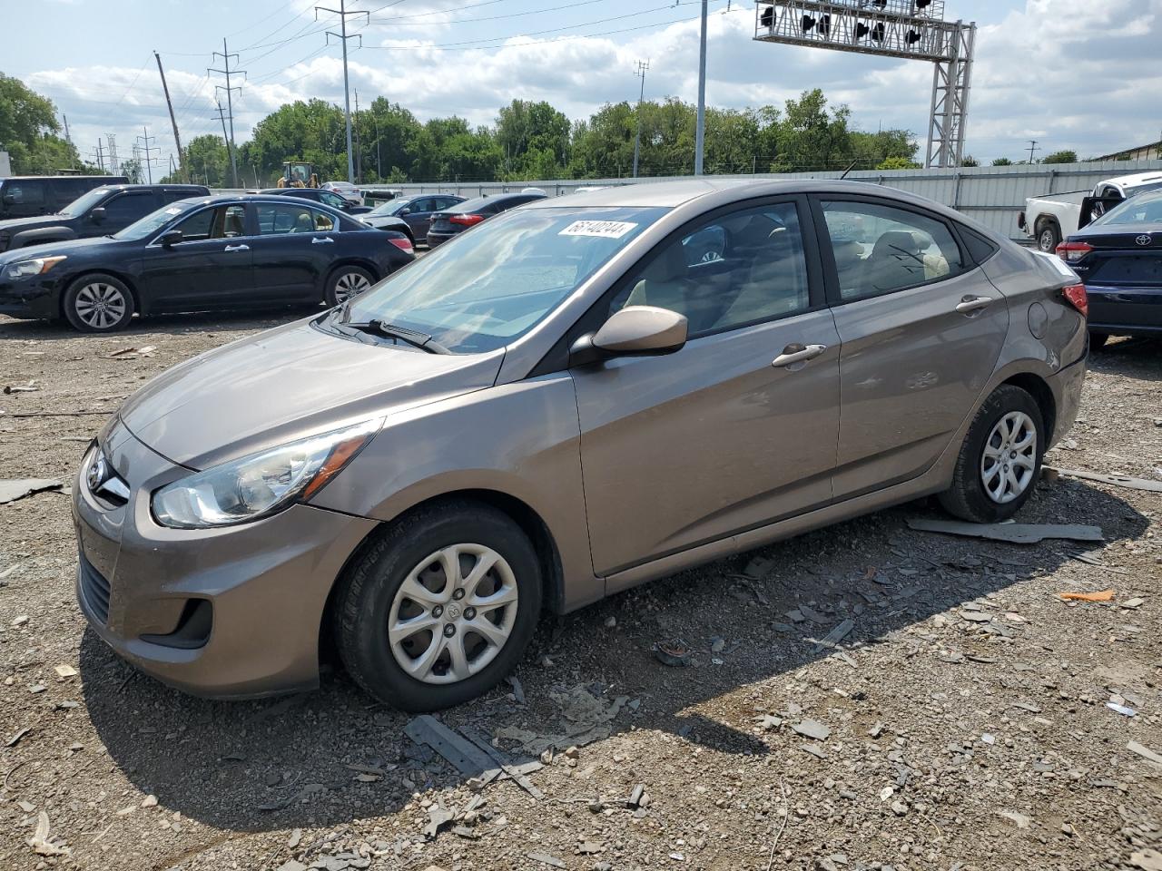 KMHCT4AE5EU637807 2014 Hyundai Accent Gls