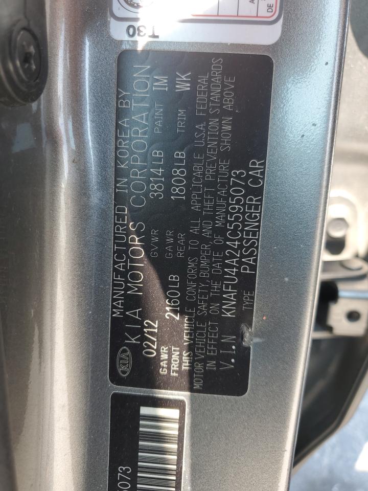 2012 Kia Forte Ex VIN: KNAFU4A24C5595073 Lot: 67457474