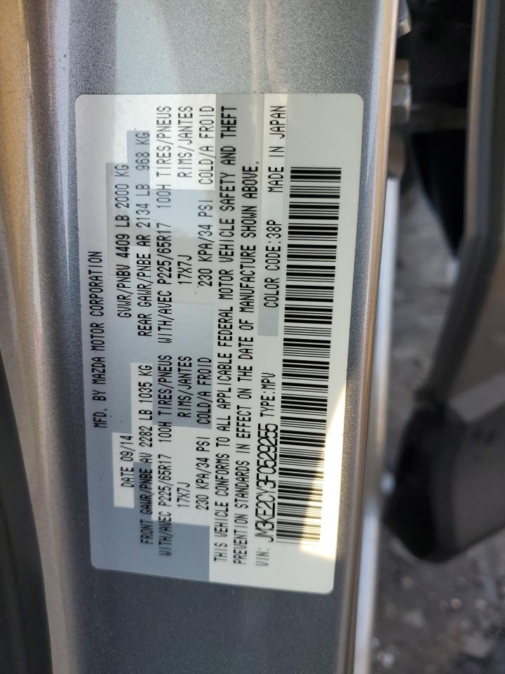 2015 Mazda Cx-5 Touring VIN: JM3KE2CY3F0529255 Lot: 65048194