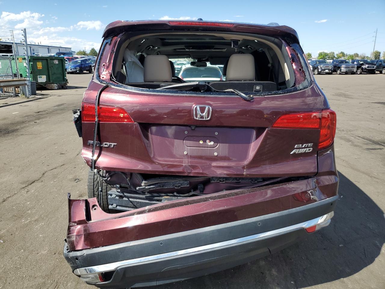 5FNYF6H05GB086183 2016 Honda Pilot Elite