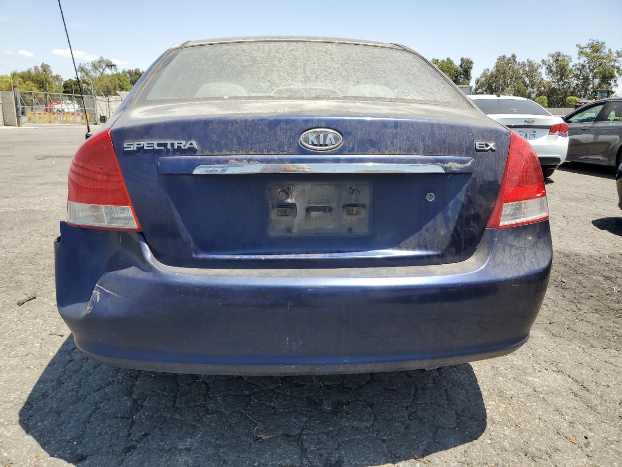 2007 Kia Spectra Ex VIN: KNAFE122875407431 Lot: 65086604