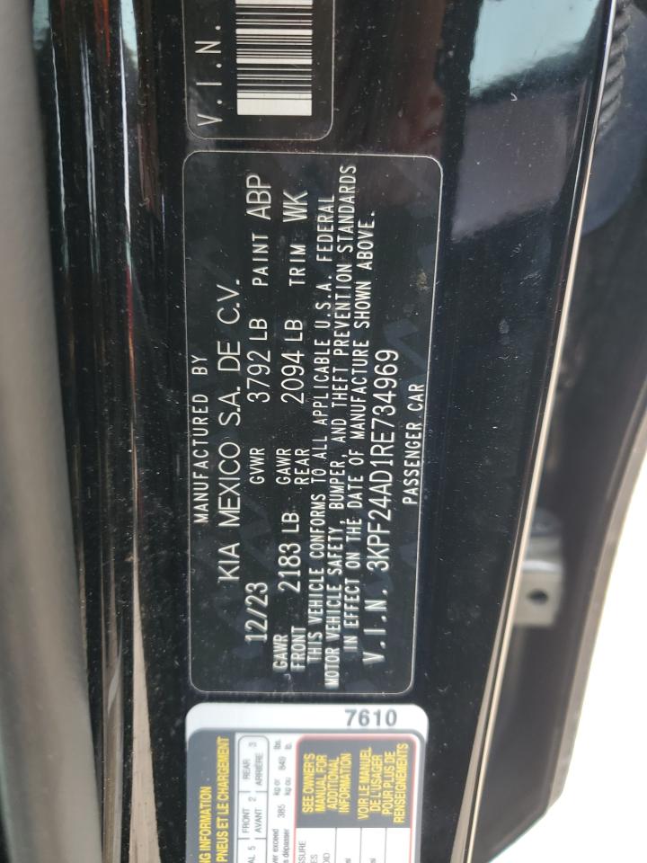 3KPF24AD1RE734969 2024 Kia Forte Lx