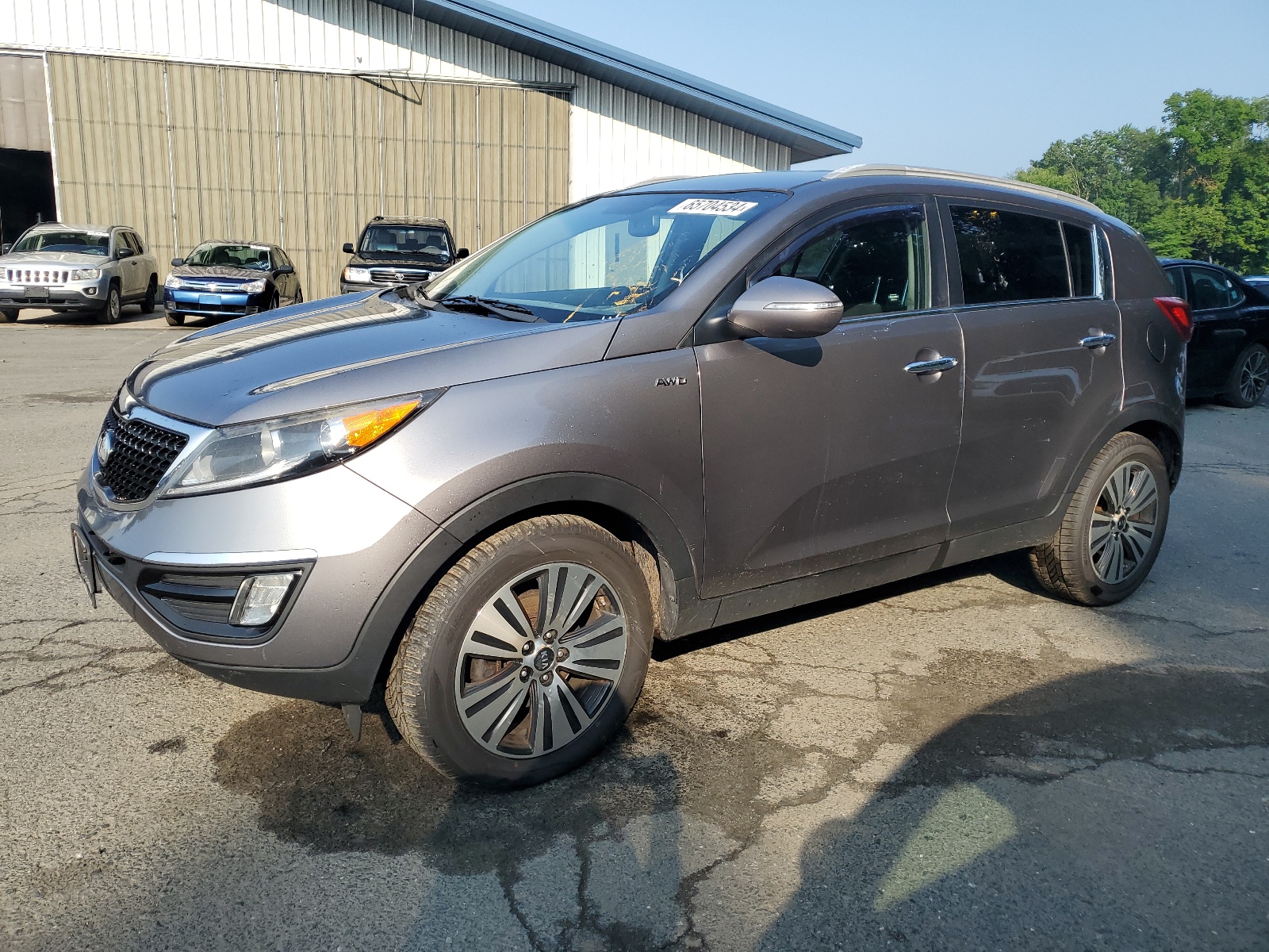 2014 Kia Sportage Ex vin: KNDPCCAC5E7553306