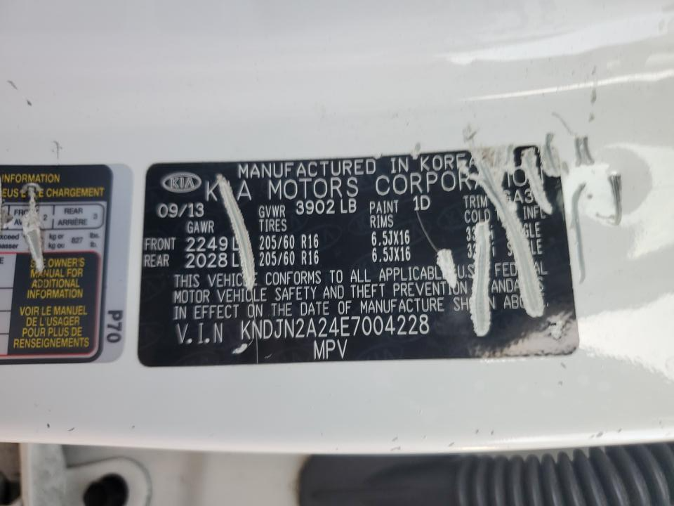 KNDJN2A24E7004228 2014 Kia Soul