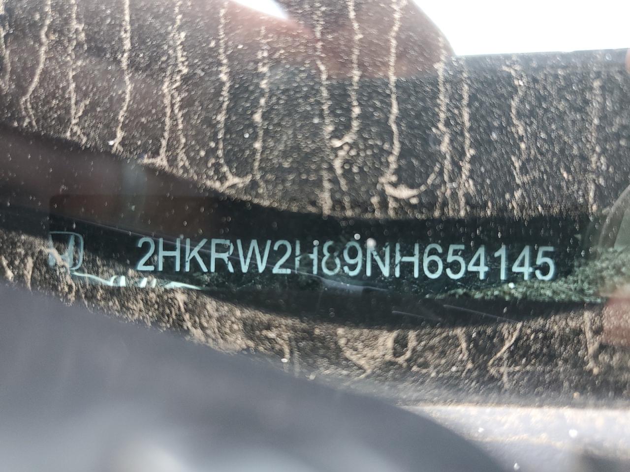 2022 Honda Cr-V Exl VIN: 2HKRW2H89NH654145 Lot: 67139704