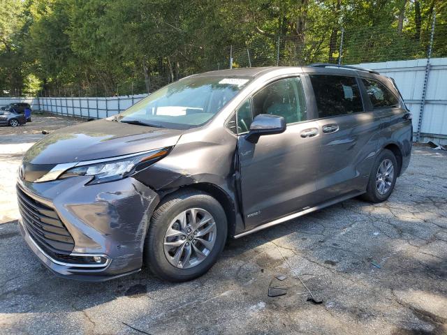 2021 Toyota Sienna Xle en Venta en Austell, GA - Rear End