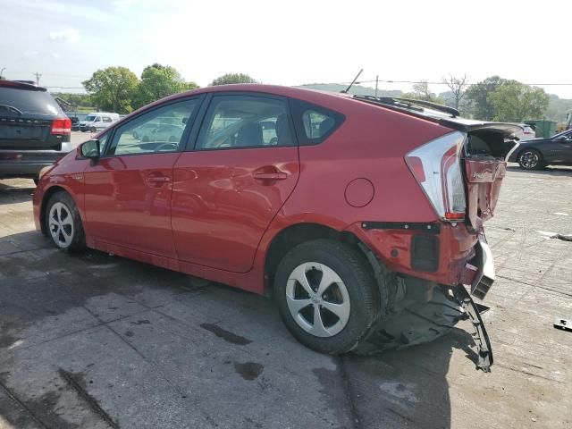  TOYOTA PRIUS 2013 Czerwony